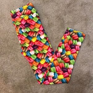 Macaron Brushed poly spandex leggings